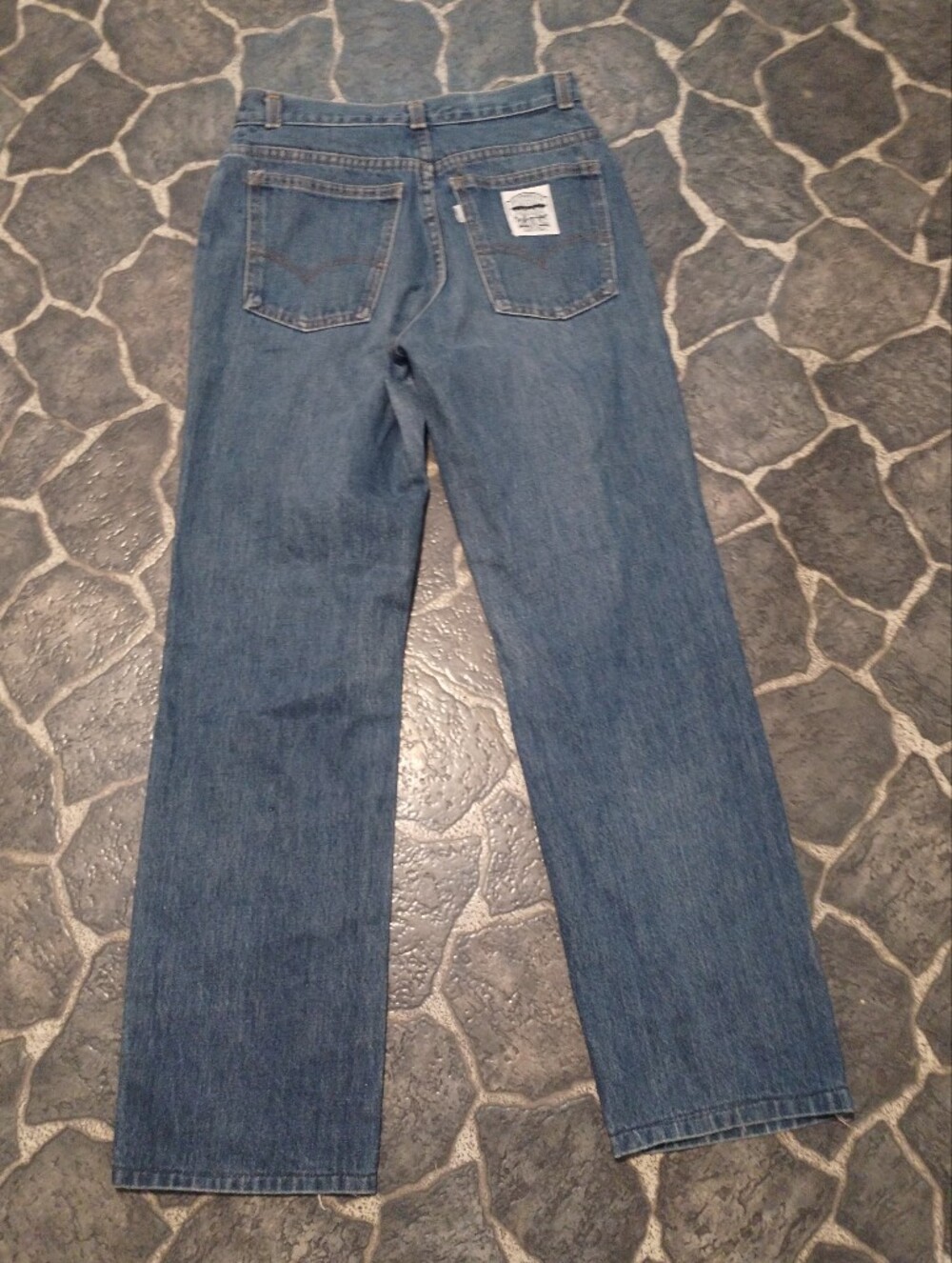 LEVIS White tab women's 2 horse pull white patch Jeans RARE HTF VINTAGE 70s - Picture 5 of 6
